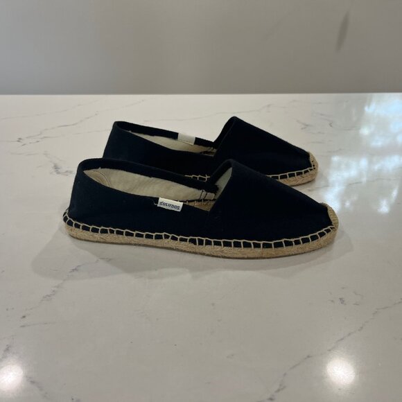 Soludos The Dali Original Espadrille 6/6.5 Size Black - Picture 1 of 10